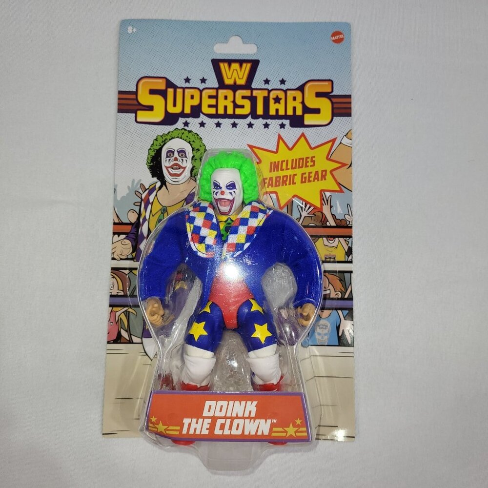 WWF Wrestling Superstars Doink the Clown 2023 Wrestling Action Figure NEW